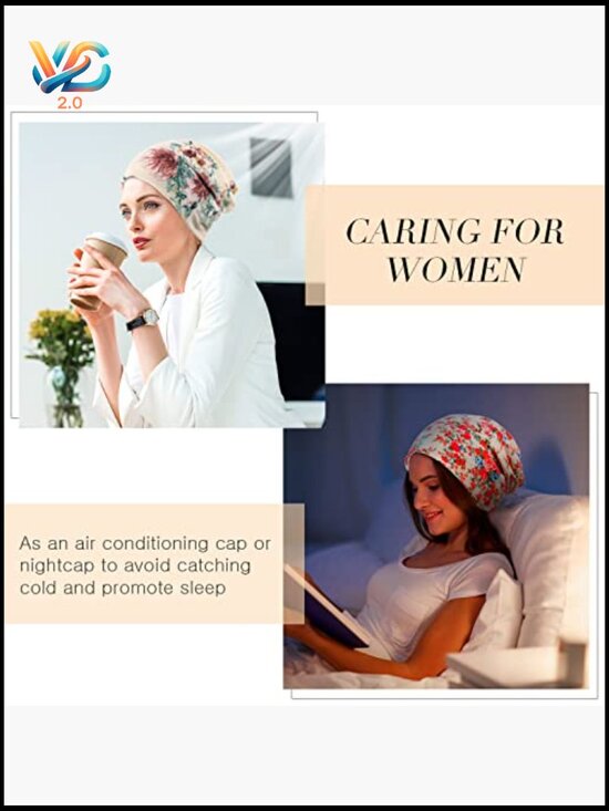 Slouchy Beanie Hat Stretch Chemo Headwrap Sleep Scarf Cancer Patient Soft Turban
